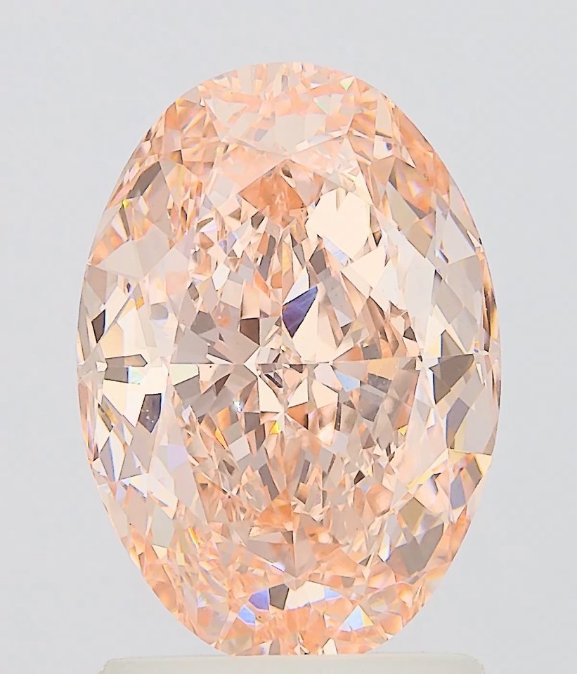 2.29 ct Oval PINK VS1 IGI Certified Lab Grown Diamond