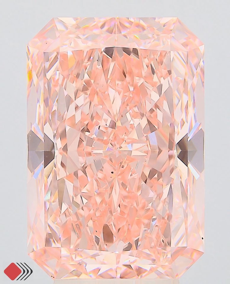 6.04 ct Radiant PINK VS1 IGI Certified Lab Grown Diamond