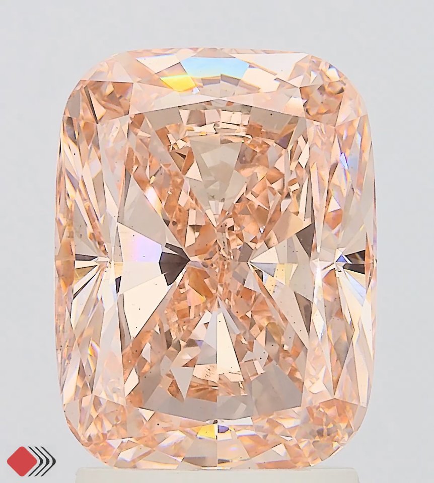 3.00 ct Cushion PINK VS2 IGI Certified Lab Grown Diamond