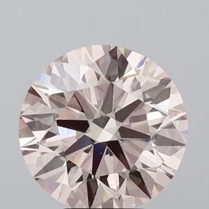 Round 6ct VS1 Fancy Light Pink Lab Grown Diamond