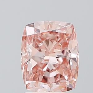 Cushion 2.03ct VVS1 Fancy Intense Pink Lab Grown Diamond