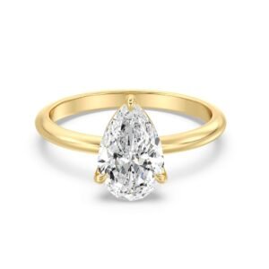 Pear Solitaire Engagement Ring