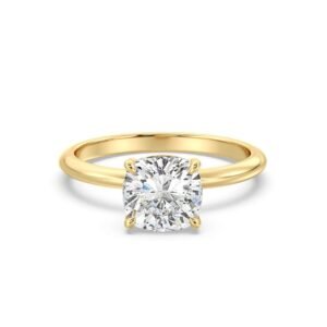 Cushion Solitaire Ring