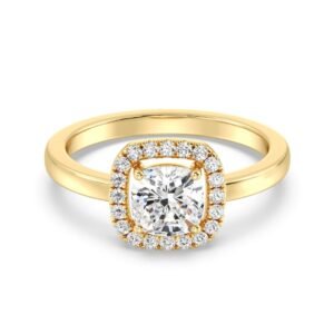 1 ct Cushion Cut Solitaire Engagement Ring