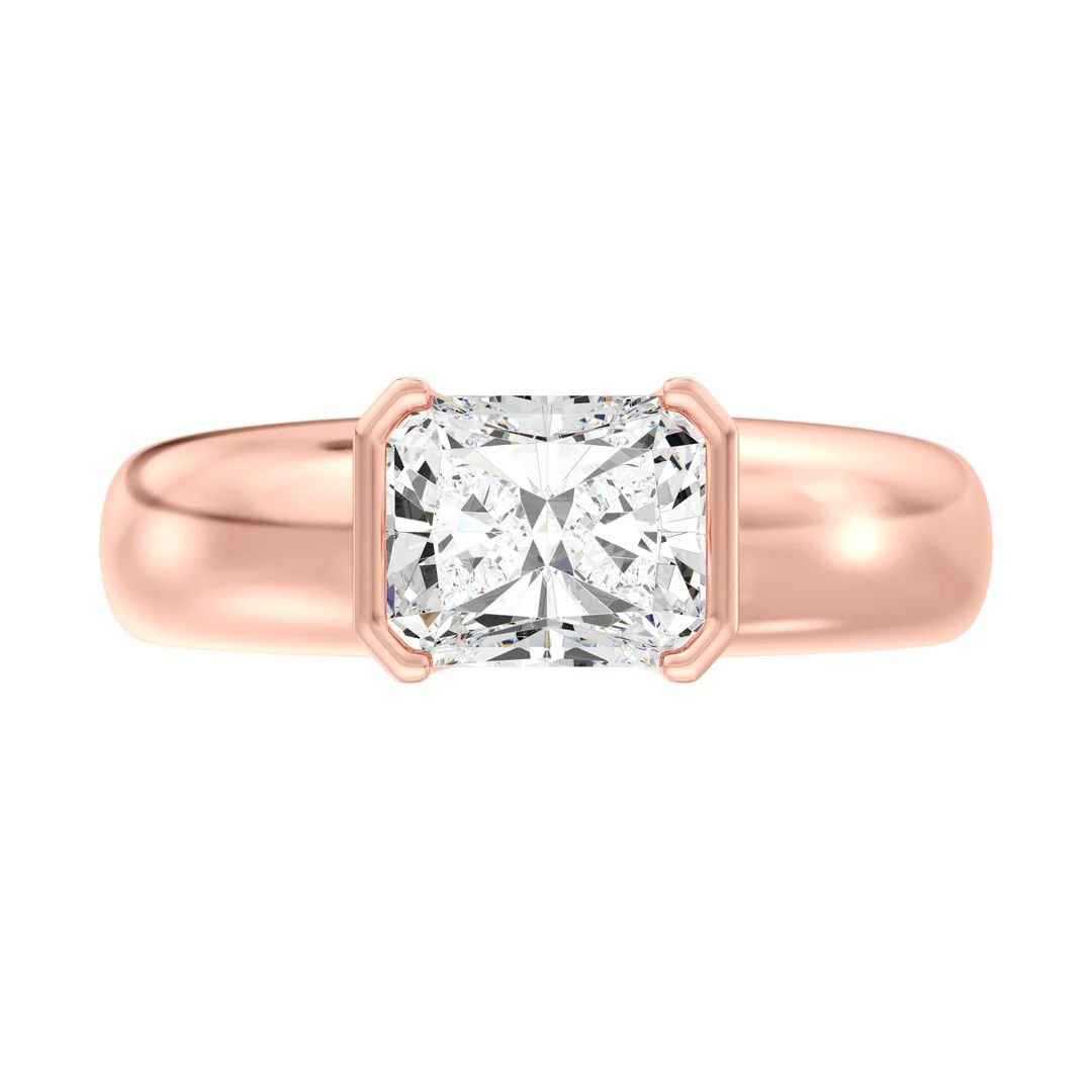 Radiant Solitaire Ring - Image 13