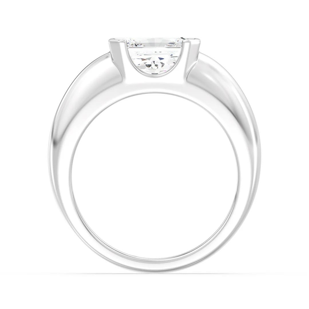 Radiant Solitaire Ring - Image 9
