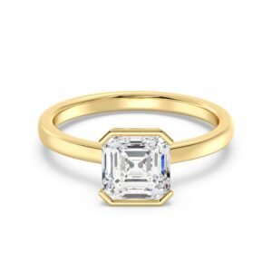 Asscher Cut Solitaire Ring