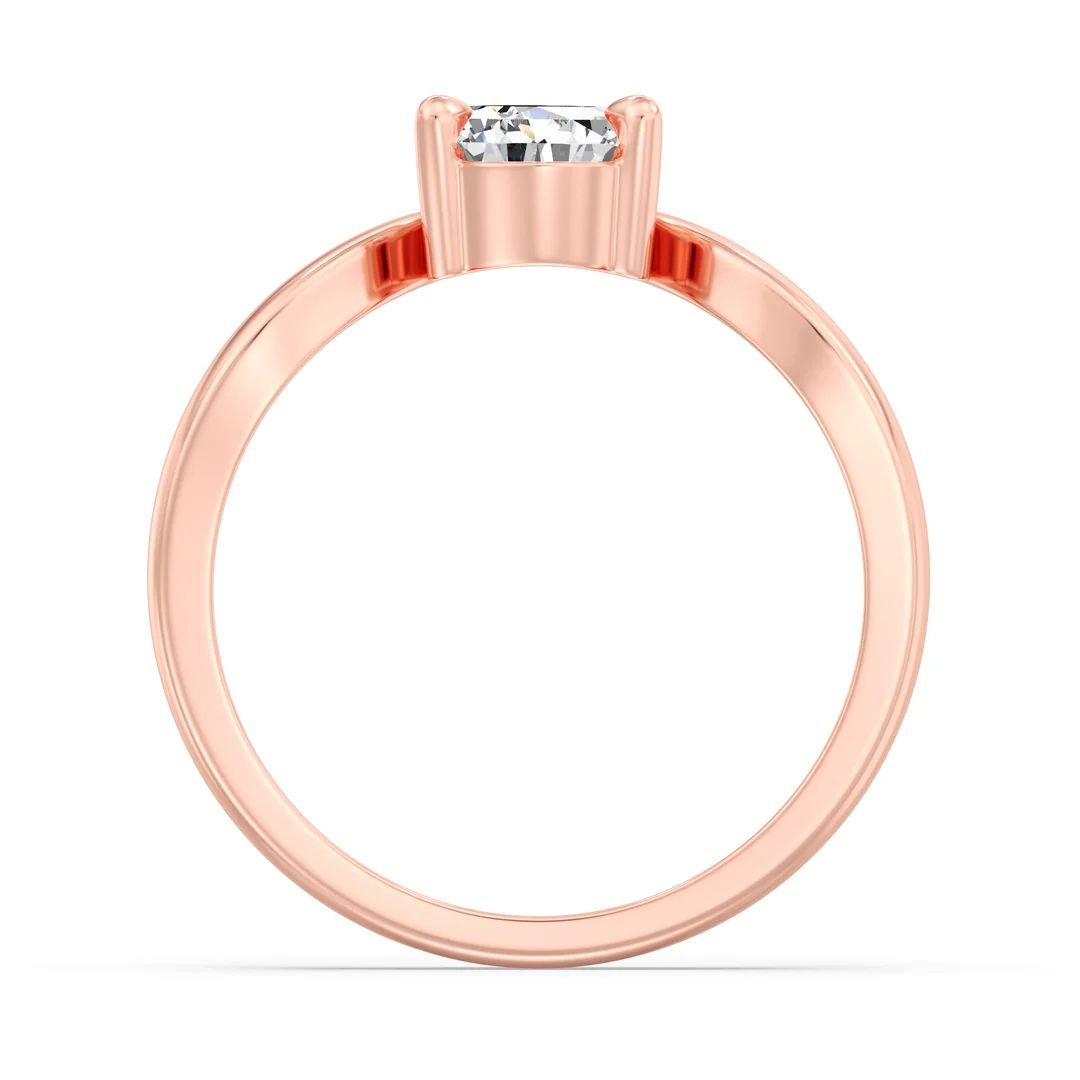 Pear Solitaire Ring - Image 11