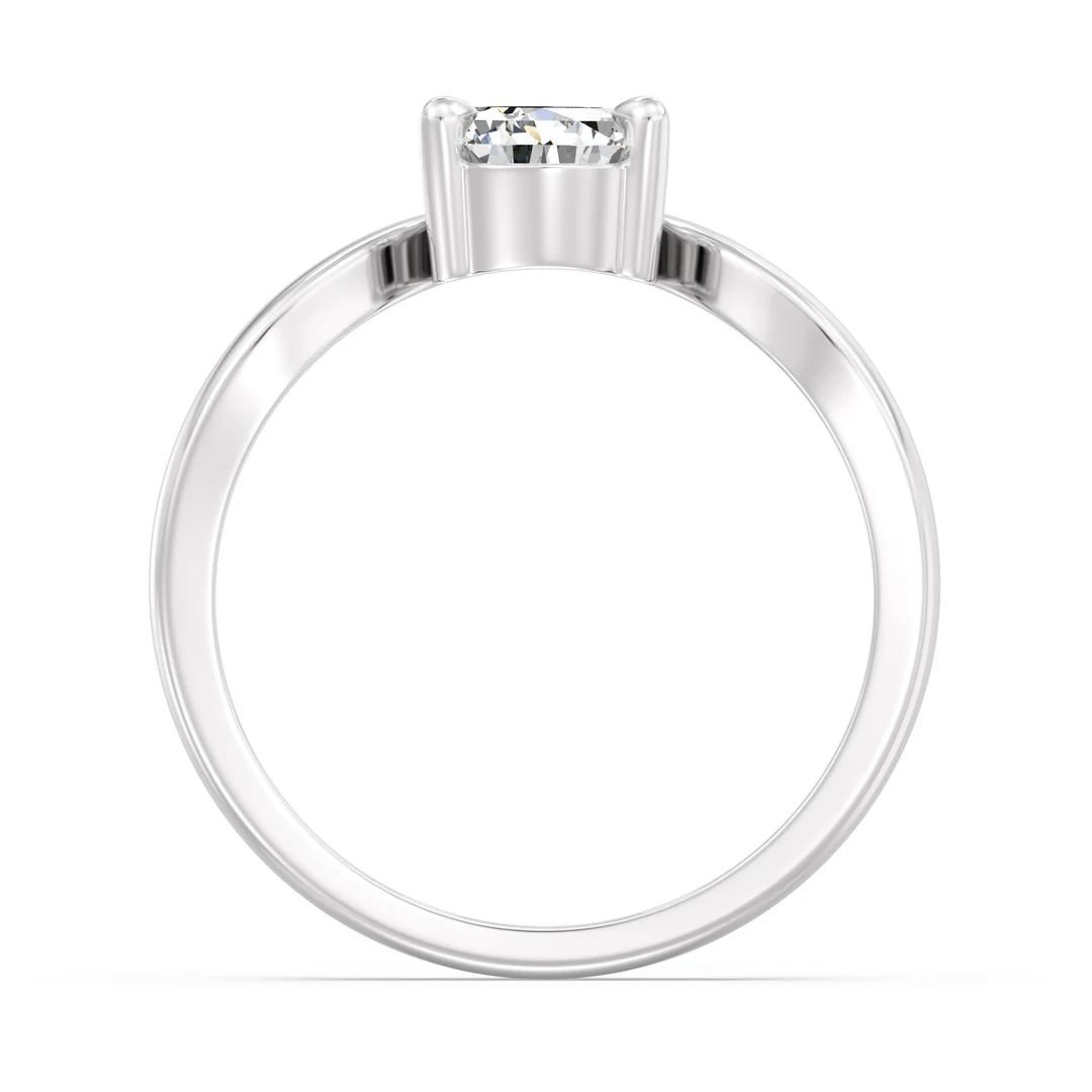 Pear Solitaire Ring - Image 7