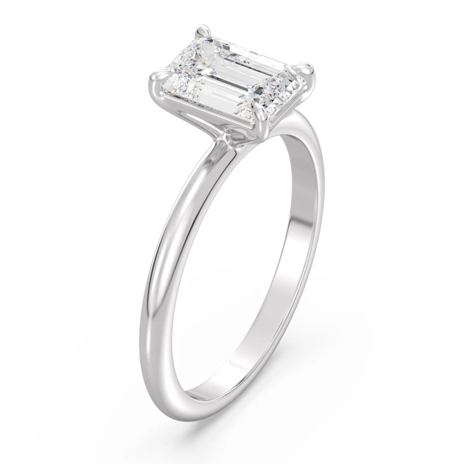 Emerald Solitaire Ring - Image 6