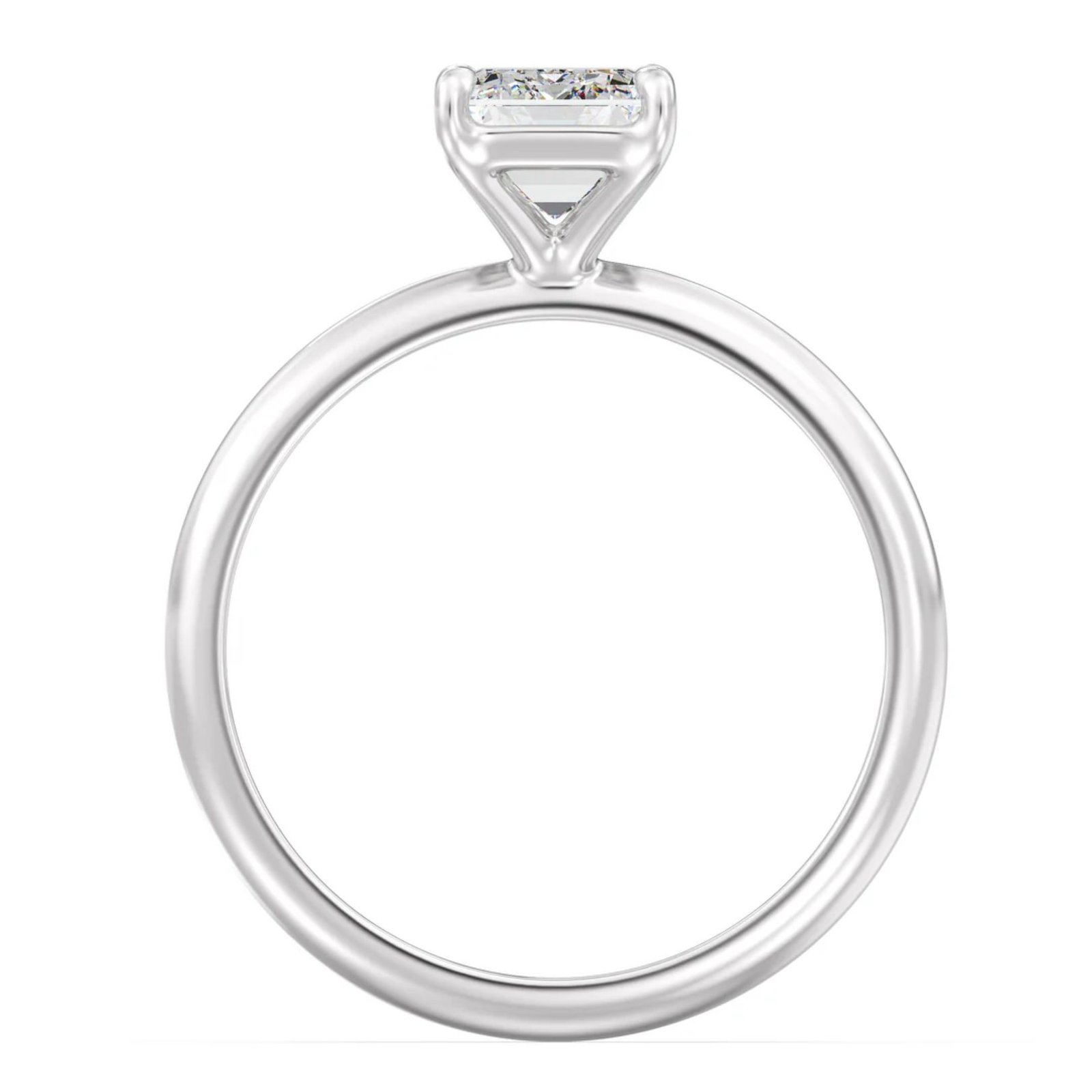 Emerald Solitaire Ring - Image 7