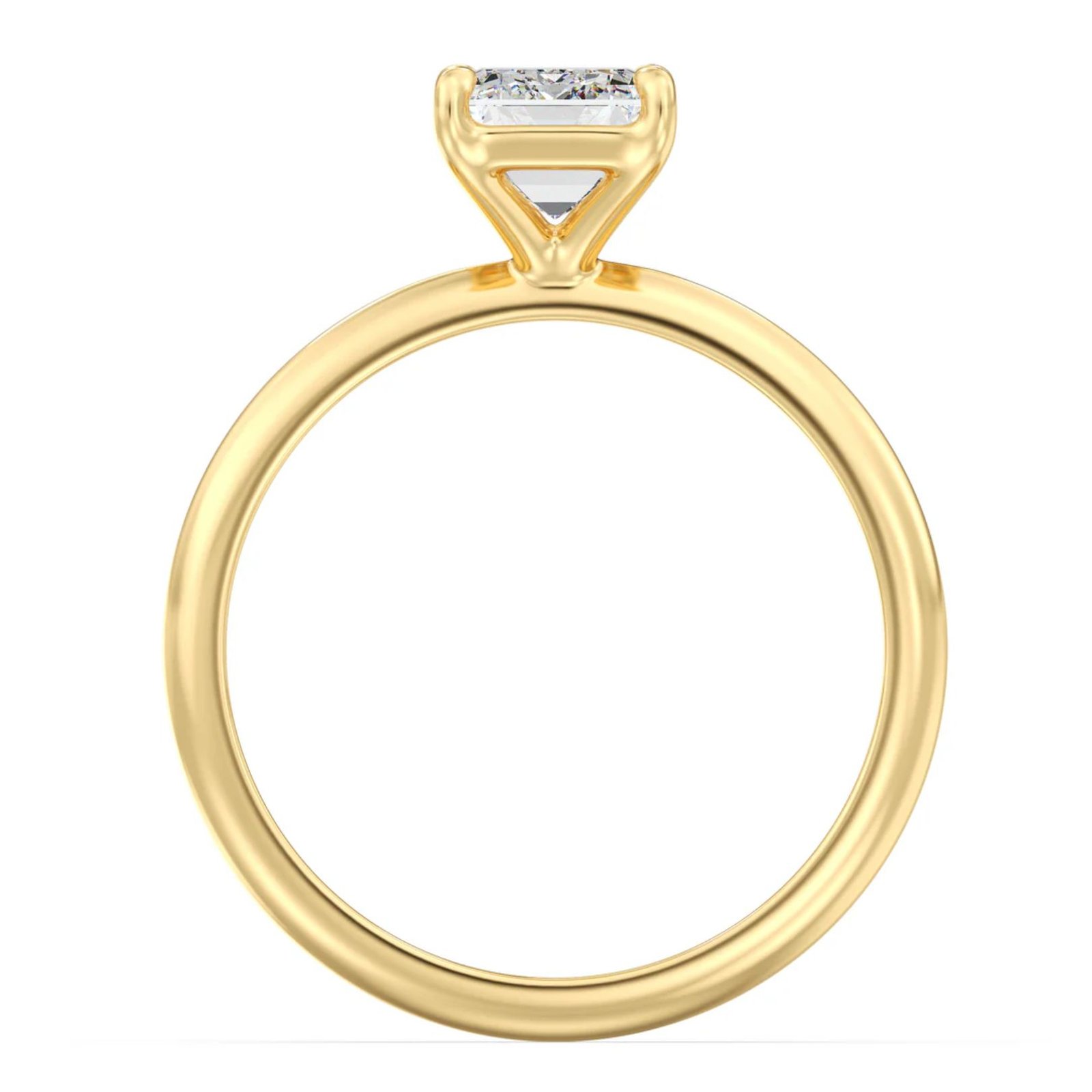 Emerald Solitaire Ring - Image 4