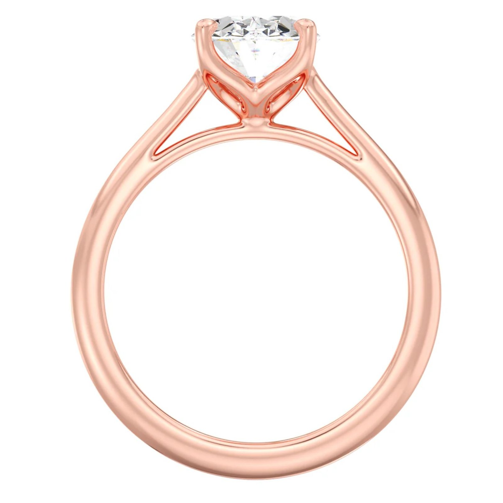 Oval Solitaire Ring - Image 12