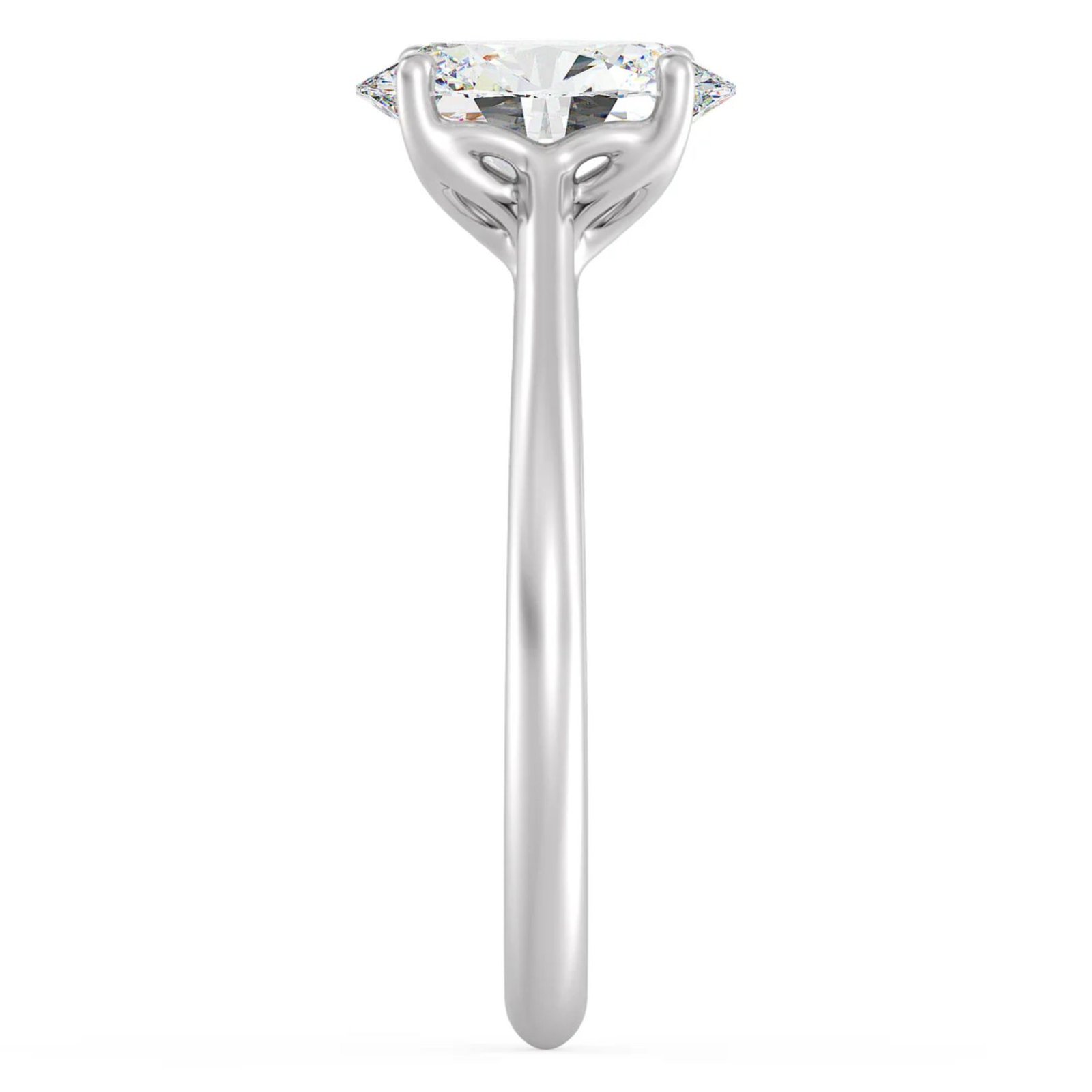 Oval Solitaire Ring - Image 7