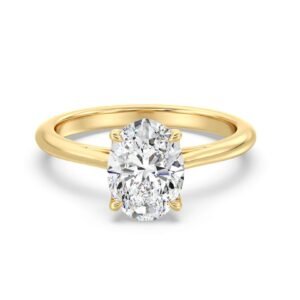 Oval Solitaire Ring