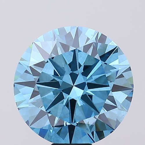 Round 17.04ct VS2 Blue Lab Grown Diamond