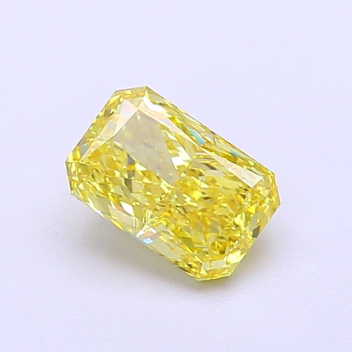Radiant 1.07ct VS1 Fancy Vivid Yellow Lab Grown Diamond