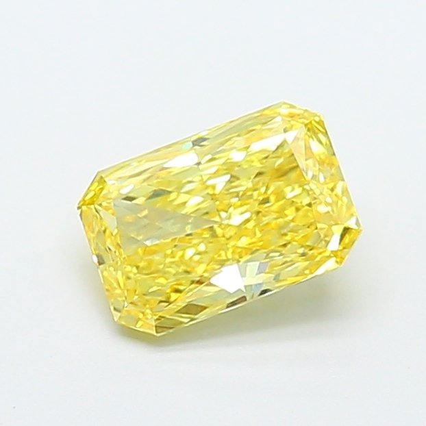 Radiant 1.22ct VS1 Fancy Vivid Yellow Lab Grown Diamond