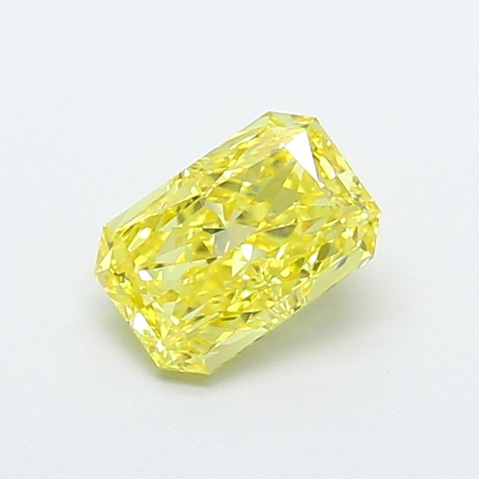Radiant 1.11ct VS1 Fancy Vivid Yellow Lab Grown Diamond