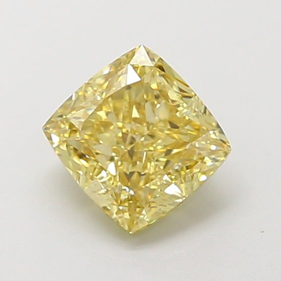 Cushion 1.31ct VS1 Fancy Intense Yellow Lab Grown Diamond