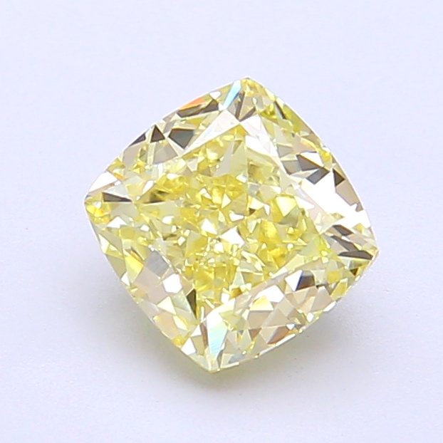 Cushion 1.37ct VS1 Fancy Light Yellow Lab Grown Diamond