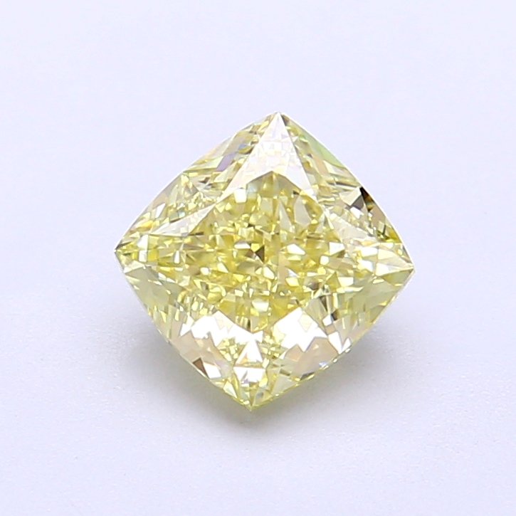 Cushion 1.31ct VS1 Fancy Light Yellow Lab Grown Diamond