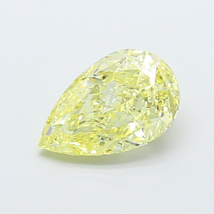 Pear 1.51ct VS1 Fancy Light Yellow Lab Grown Diamond