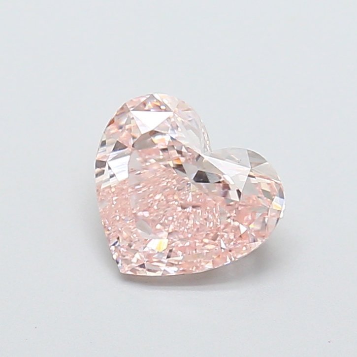 Heart 1.5ct VS1 Fancy Light Pink Lab Grown Diamond