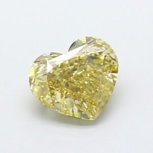 Heart 2.06ct VS2 Yellow Lab Grown Diamond