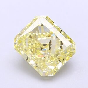 Radiant 2.07ct VS1 Fancy Yellow Lab Grown Diamond