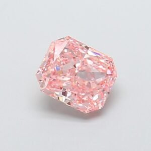 Radiant 2.04ct VS2 Fancy Vivid Pink Lab Grown Diamond