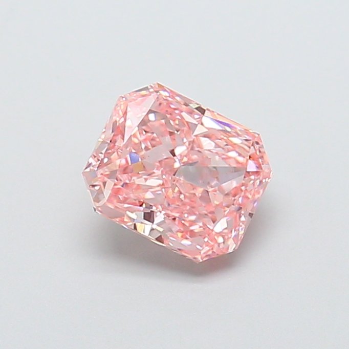 Radiant 2.04ct VS2 Fancy Vivid Pink Lab Grown Diamond