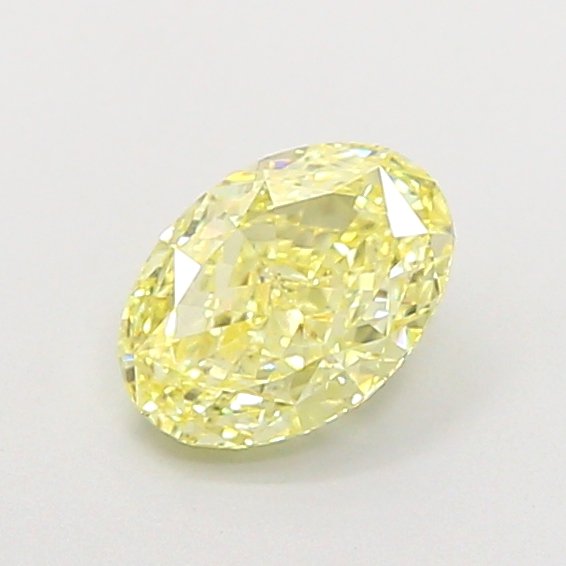 Oval 1.02ct VS1 Fancy Light Yellow Lab Grown Diamond
