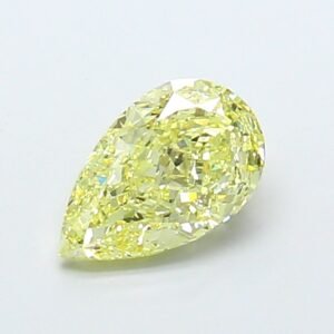 Pear 2.01ct VS2 Yellow Lab Grown Diamond