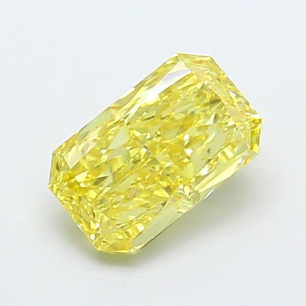 Radiant 2.01ct VS1 Fancy Vivid Yellow Lab Grown Diamond