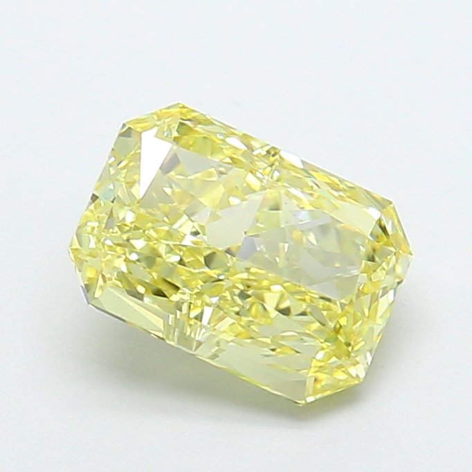 Radiant 2.08ct VS1 Fancy Intense Yellow Lab Grown Diamond