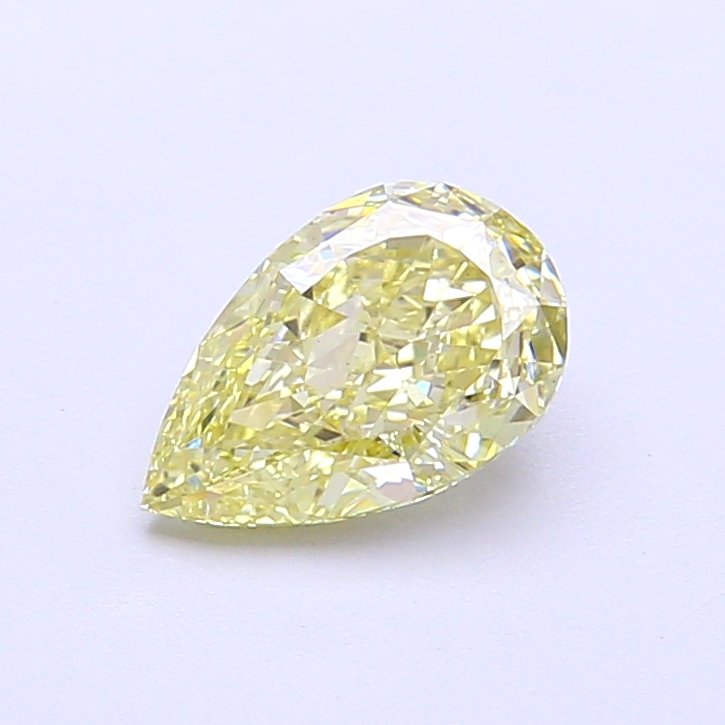 Pear 1.01ct VS1 Fancy Light Yellow Lab Grown Diamond