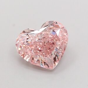 Heart 2.01ct VS2 Fancy Intense Pink Lab Grown Diamond