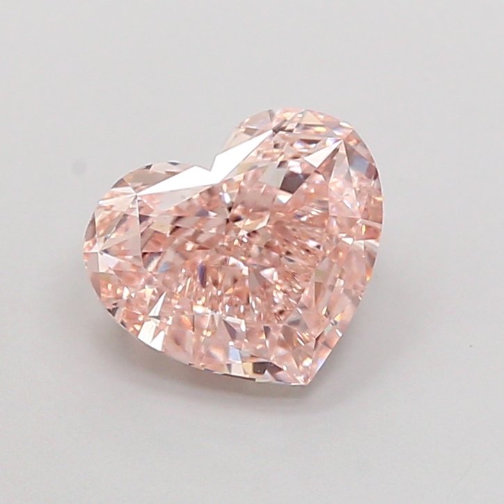 Heart 2.01ct VS2 Fancy Intense Pink Lab Grown Diamond