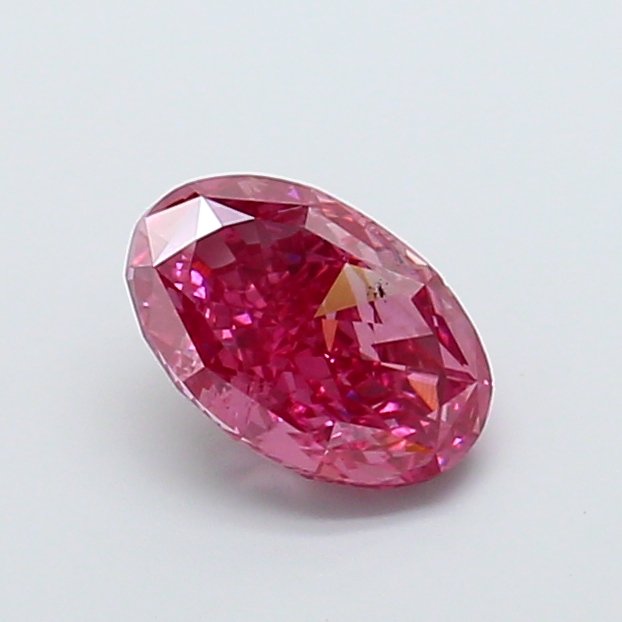 Oval 3.05ct VS2 Fancy Vivid Pink Lab Grown Diamond