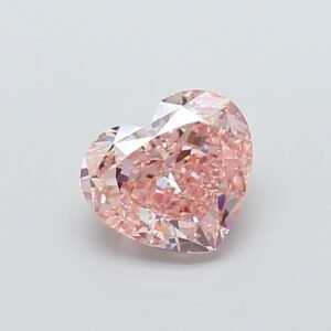 Heart 2.03ct VVS2 Fancy Intense Pink Lab Grown Diamond