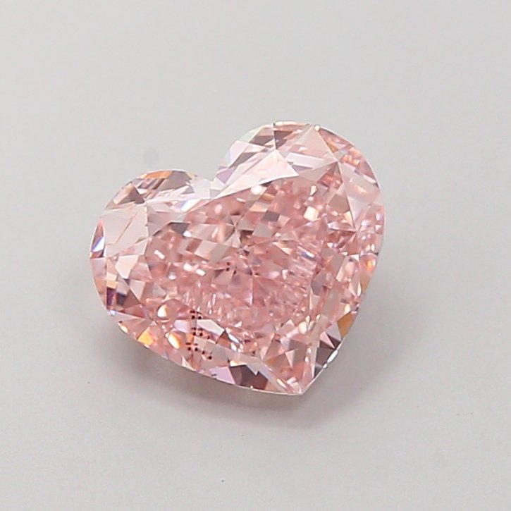 Heart 2.06ct VS2 Fancy Intense Pink Lab Grown Diamond