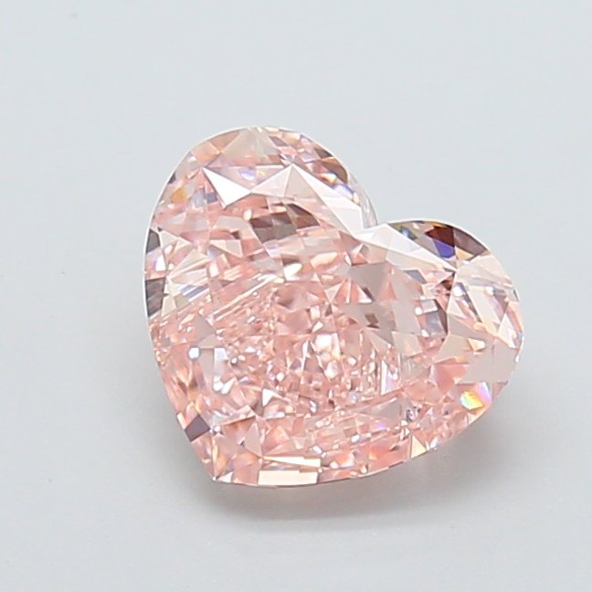 Heart 2.53ct VS1 Fancy Light Pink Lab Grown Diamond