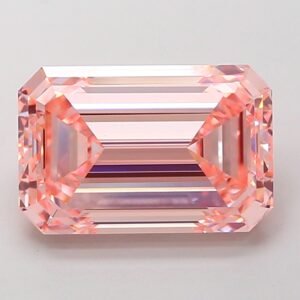 Emerald 5.04ct VVS2 Fancy Intense Pink Lab Grown Diamond
