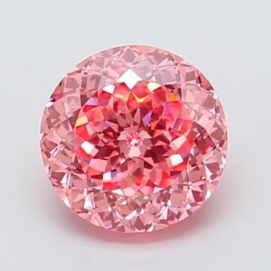 Portuguese 3.01ct VS1 Fancy Vivid Pink Lab Grown Diamond
