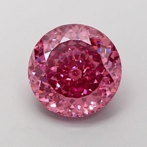Portuguese 3.06ct VS1 Fancy Vivid Pink Lab Grown Diamond