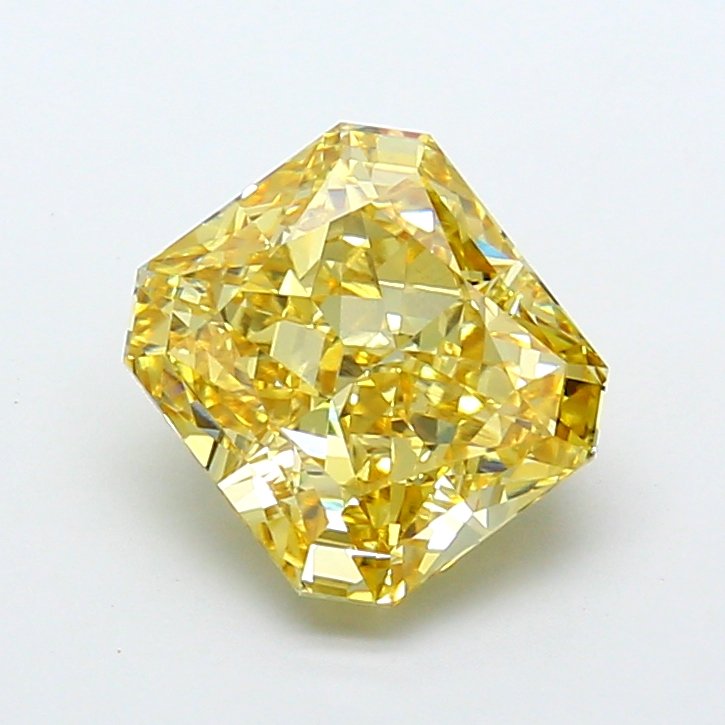 Radiant 4.63ct VS1 Fancy Light Yellow Lab Grown Diamond