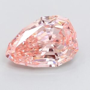 Pear 5.02ct VS2 Fancy Vivid Pink Lab Grown Diamond
