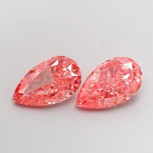 Pear 5.03ct VS1 Fancy Vivid Pink Lab Grown Diamond