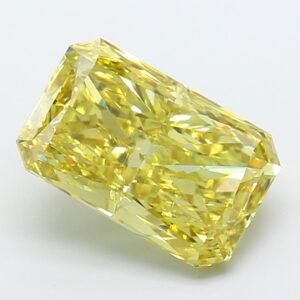 Radiant 6.02ct VS1 Fancy Vivid Yellow Lab Grown Diamond
